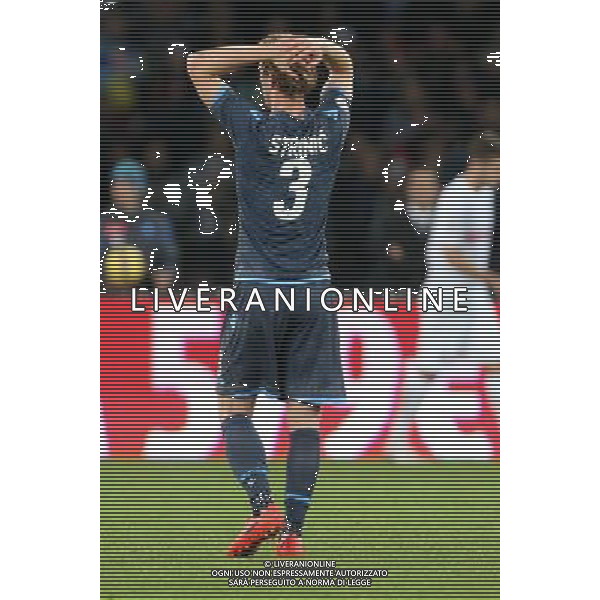 Coppa Italia TIM Cup 2014/2015 Quarti di Finale Napoli - 04.02.2015 Napoli-Inter Nella Foto:Strinic /Ph.Mosca-Ag. Aldo Liverani