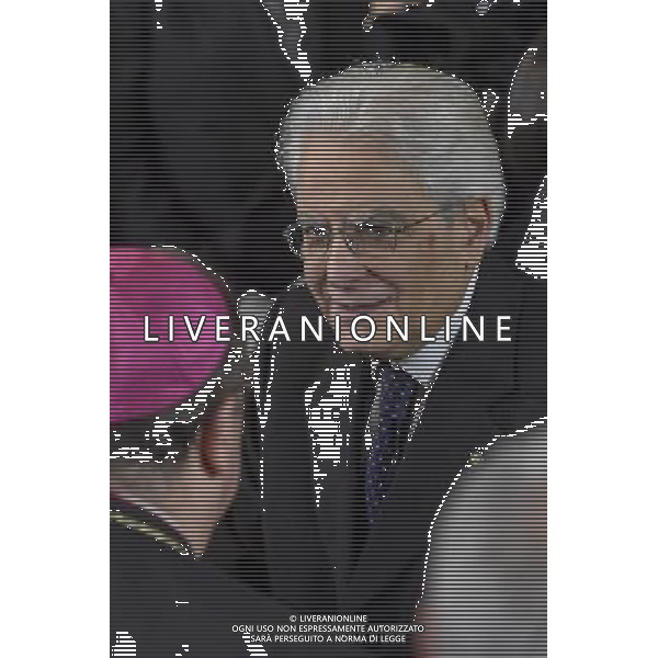 Roma - 05/02/2015 - Palazzo Spada - Inaugurazione dell\'anno giudiziario al Consiglio di Stato - nella foto: Sergio Mattarella / Ph. Fabrizio Corradetti - Ag. Aldo Liverani Sas