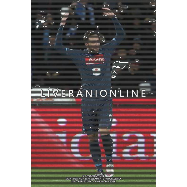 NAPOLI - INTER QUARTI DI FINALE DI COPPA ITALIA TIM CUP 04 FEBBRAIO 2015 NELLA FOTO: GONZALO HIGUAIN ©MOSCA/AGENZIA ALDO LIVERANI SAS