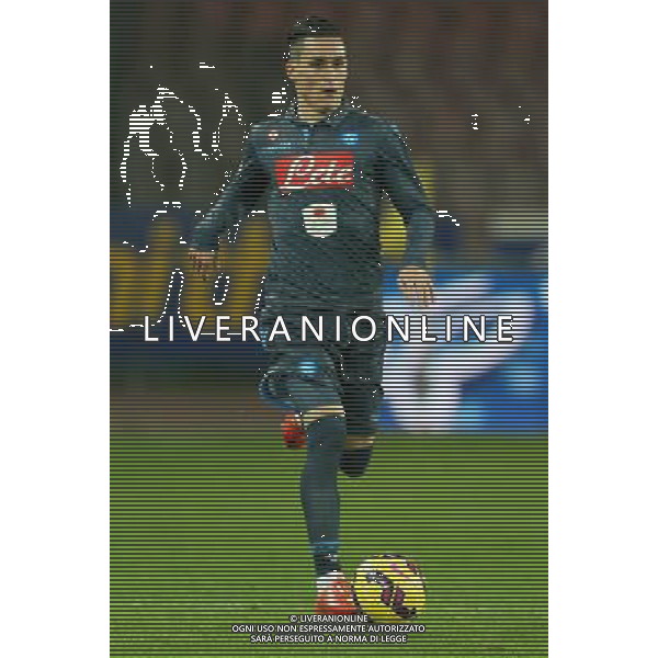 NAPOLI - INTER QUARTI DI FINALE DI COPPA ITALIA TIM CUP 04 FEBBRAIO 2015 NELLA FOTO: JOSE\' CALLEJON ©MOSCA/AGENZIA ALDO LIVERANI SAS