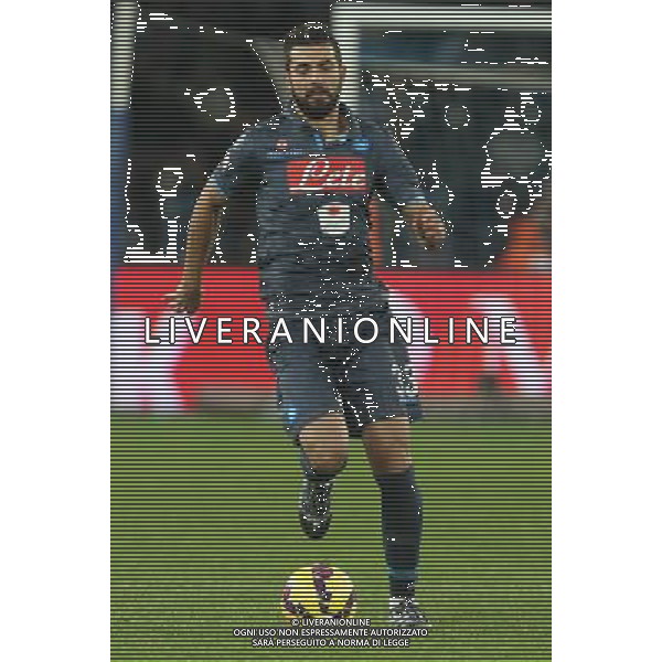 NAPOLI - INTER QUARTI DI FINALE DI COPPA ITALIA TIM CUP 04 FEBBRAIO 2015 NELLA FOTO: RAUL ALBIOL ©MOSCA/AGENZIA ALDO LIVERANI SAS