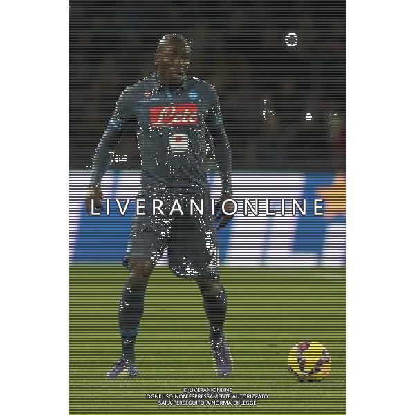 NAPOLI - INTER QUARTI DI FINALE DI COPPA ITALIA TIM CUP 04 FEBBRAIO 2015 NELLA FOTO: KALIDOU KOULIBALY ©MOSCA/AGENZIA ALDO LIVERANI SAS