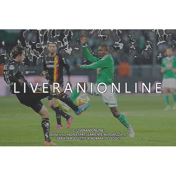 Landry N\'GUEMO - 06.02.2015 - Saint Etienne / Lens - 24eme journee de Ligue 1 - Photo : Jean Paul Thomas / Icon Sport AG ALDO LIVERANI SAS ONLY ITALY