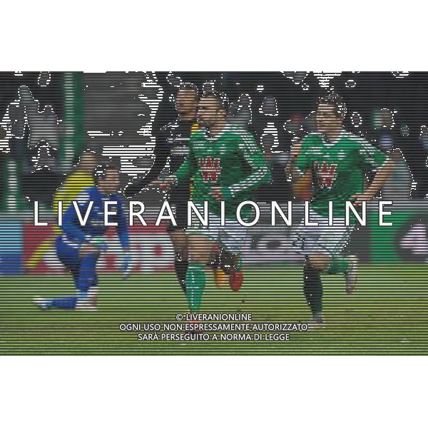 Joie Yohan MOLLO - 06.02.2015 - Saint Etienne / Lens - 24eme journee de Ligue 1 - Photo : Jean Paul Thomas / Icon Sport AG ALDO LIVERANI SAS ONLY ITALY