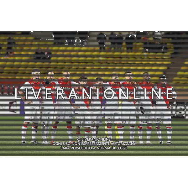 Equipe Monaco - 04.02.2015 - Monaco / Bastia - 1/2Finale Coupe de la Ligue Photo : Sebastien Nogier / Icon Sport AG ALDO LIVERANI SAS ONLY ITALY