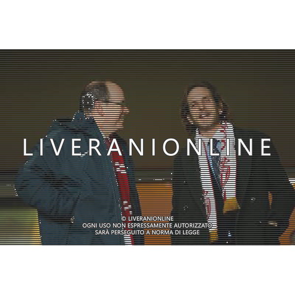 Prince Albert II / Andrea Casiraghi - 04.02.2015 - Monaco / Bastia - 1/2Finale Coupe de la Ligue Photo : Sebastien Nogier / Icon Sport AG ALDO LIVERANI SAS ONLY ITALY