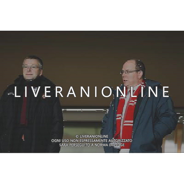 Prince Albert II / Dmitri Rybolovlev - 04.02.2015 - Monaco / Bastia - 1/2Finale Coupe de la Ligue Photo : Sebastien Nogier / Icon Sport AG ALDO LIVERANI SAS ONLY ITALY