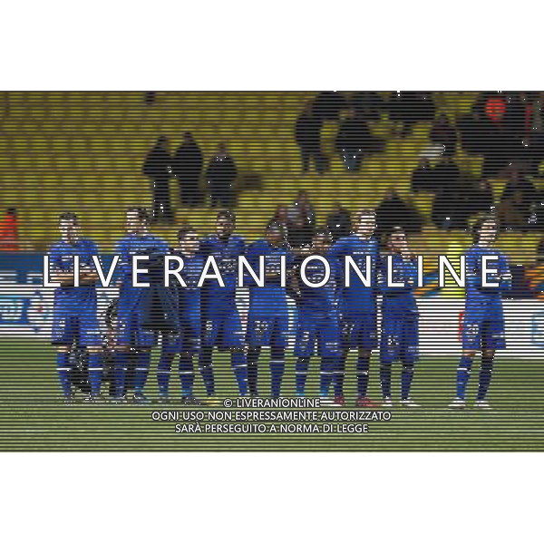 Equipe Bastia - 04.02.2015 - Monaco / Bastia - 1/2Finale Coupe de la Ligue Photo : Sebastien Nogier / Icon Sport AG ALDO LIVERANI SAS ONLY ITALY