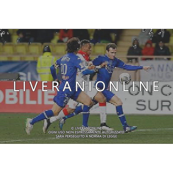 Sebastien Squillaci / Francois Modesto / Anthony Martial - 04.02.2015 - Monaco / Bastia - 1/2Finale Coupe de la Ligue Photo : Sebastien Nogier / Icon Sport AG ALDO LIVERANI SAS ONLY ITALY