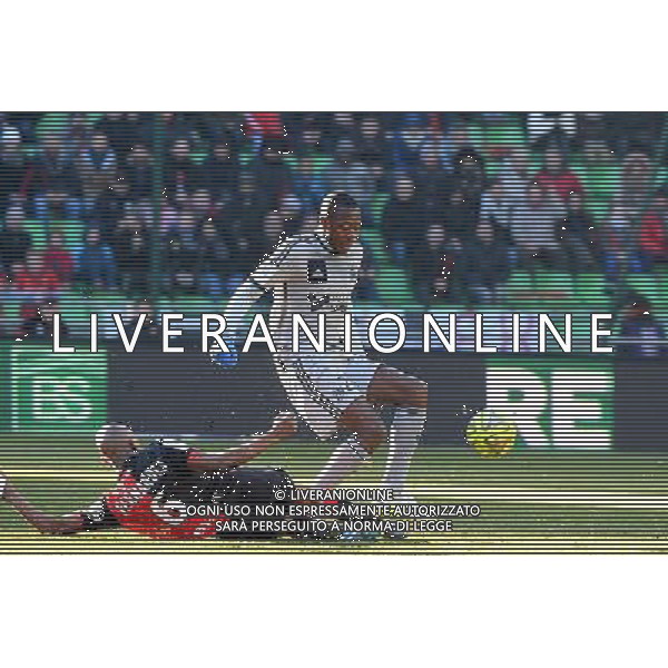 Giannelli IMBULA / Gelson FERNANDES - 07.02.2015 - Rennes / Marseille - 24eme journee de Ligue 1 Photo : Gaston Petrelli / Icon Sport AG ALDO LIVERANI SAS ONLY ITALY