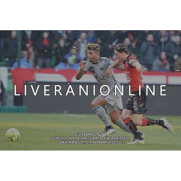 Mario LEMINA / Vincent PAJOT - 07.02.2015 - Rennes / Marseille - 24eme journee de Ligue 1 Photo : Gaston Petrelli / Icon Sport AG ALDO LIVERANI SAS ONLY ITALY