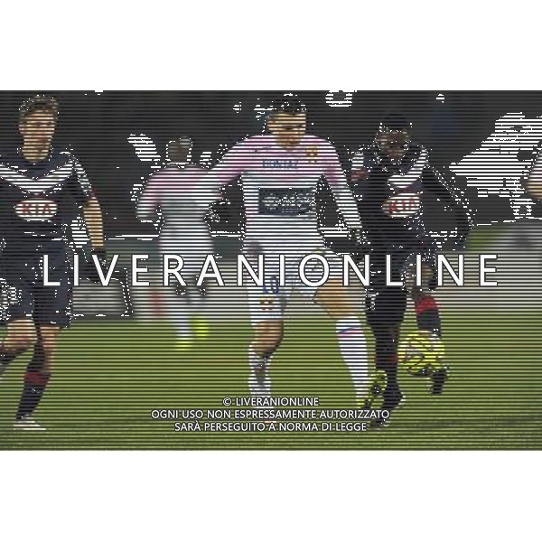 Mathieu DUHAMEL / Andre BIYOGO POKO - 07.02.2015 - Evian Thonon / Bordeaux - 24eme journee de Ligue 1 Photo : Jean Paul Thomas / Icon Sport AG ALDO LIVERANI SAS ONLY ITALY