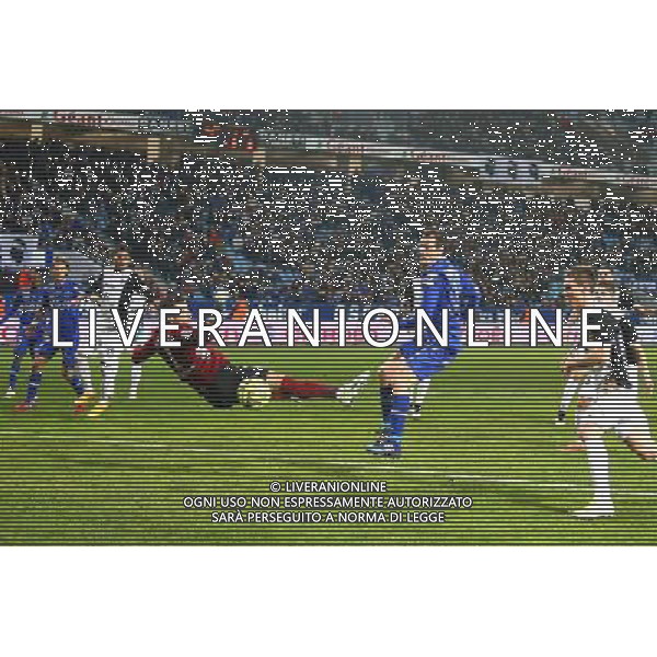 Johann CARRASSO / Sebastien SQUILLACI - 07.02.2015 - Bastia / Metz - 24eme journee de Ligue 1 Photo : Michel Maestracci / Icon Sport AG ALDO LIVERANI SAS ONLY ITALY