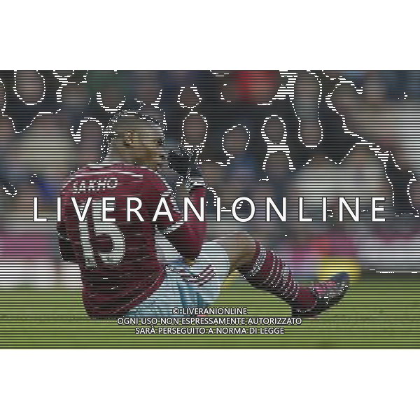 West Ham United\'s Diafra Sakho during today\'s match Photographer Craig Mercer/CameraSport Football - Barclays Premiership - West Ham United v Manchester United - Sunday 8th February 2015 - Boleyn Ground - London © CameraSport - 43 Linden Ave. Countesthorpe. Leicester. England. LE8 5PG - Tel: +44 (0) 116 277 4147 - admin@camerasport.com - www.camerasport.com /Agenzia Aldo Liverani Sas - ITALY ONLY - EDITORIAL USE ONLY
