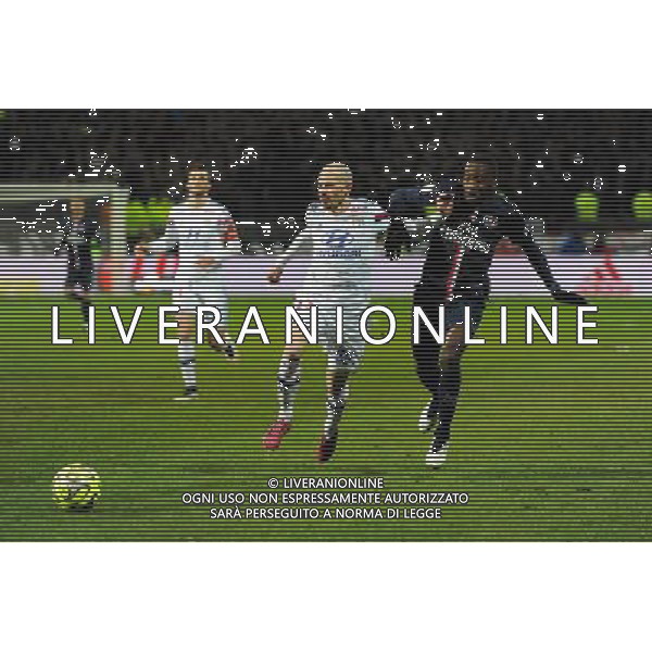Christophe JALLET / Blaise MATUIDI - 08.02.2015 - Lyon / Paris Saint Germain - 24eme journee de Ligue 1 Photo : Jean Paul Thomas / Icon Sport AG ALDO LIVERANI SAS ONLY ITALY