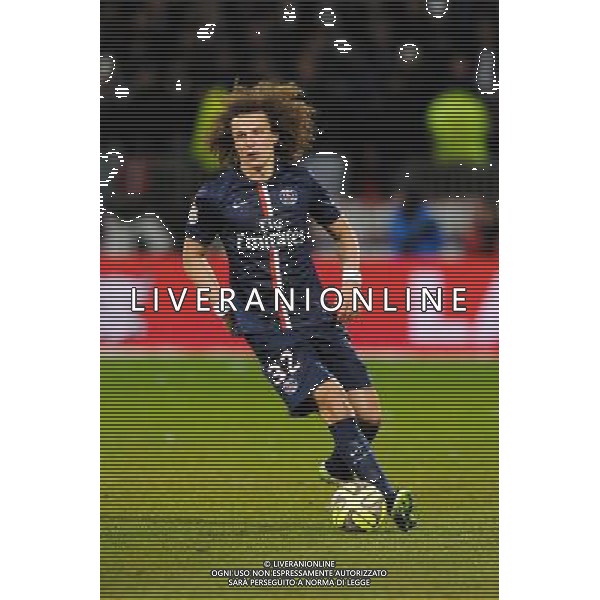 David LUIZ - 08.02.2015 - Lyon / Paris Saint Germain - 24eme journee de Ligue 1 Photo : Jean Paul Thomas / Icon Sport AG ALDO LIVERANI SAS ONLY ITALY