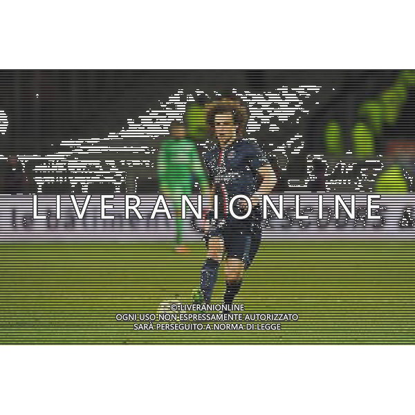 David LUIZ - 08.02.2015 - Lyon / Paris Saint Germain - 24eme journee de Ligue 1 Photo : Jean Paul Thomas / Icon Sport AG ALDO LIVERANI SAS ONLY ITALY