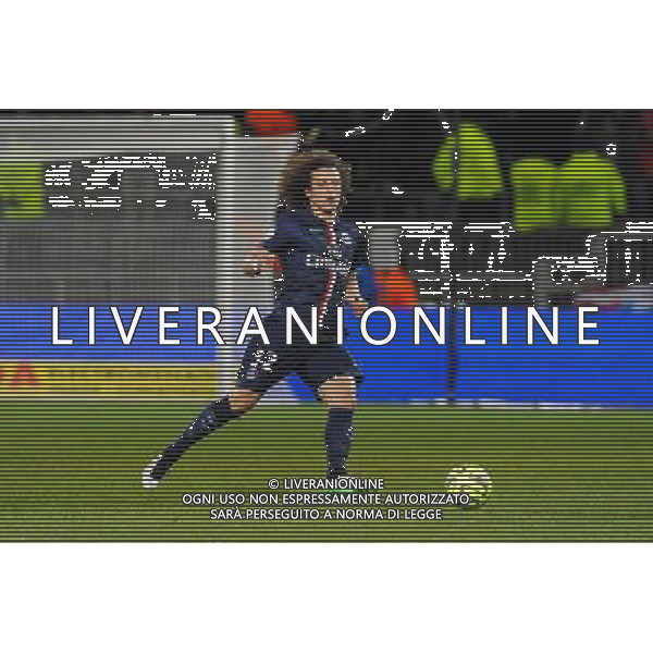 David LUIZ - 08.02.2015 - Lyon / Paris Saint Germain - 24eme journee de Ligue 1 Photo : Jean Paul Thomas / Icon Sport AG ALDO LIVERANI SAS ONLY ITALY