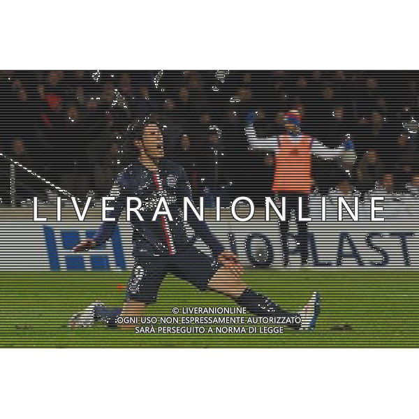 Edinson CAVANI - 08.02.2015 - Lyon / Paris Saint Germain - 24eme journee de Ligue 1 Photo : Jean Paul Thomas / Icon Sport AG ALDO LIVERANI SAS ONLY ITALY