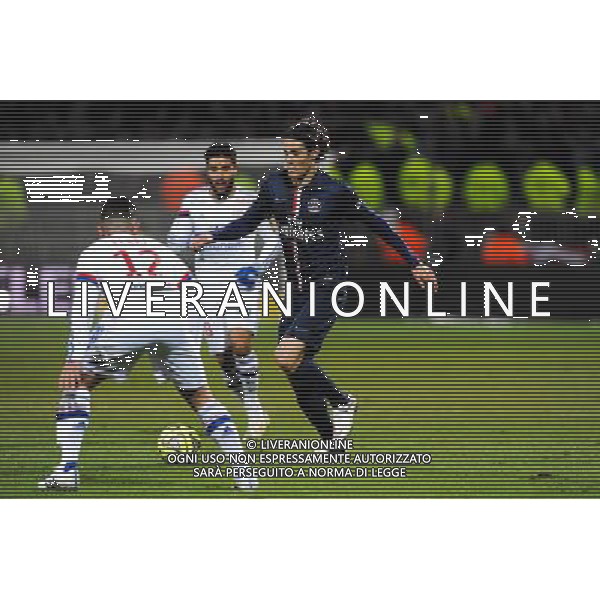 Edinson CAVANI - 08.02.2015 - Lyon / Paris Saint Germain - 24eme journee de Ligue 1 Photo : Jean Paul Thomas / Icon Sport AG ALDO LIVERANI SAS ONLY ITALY