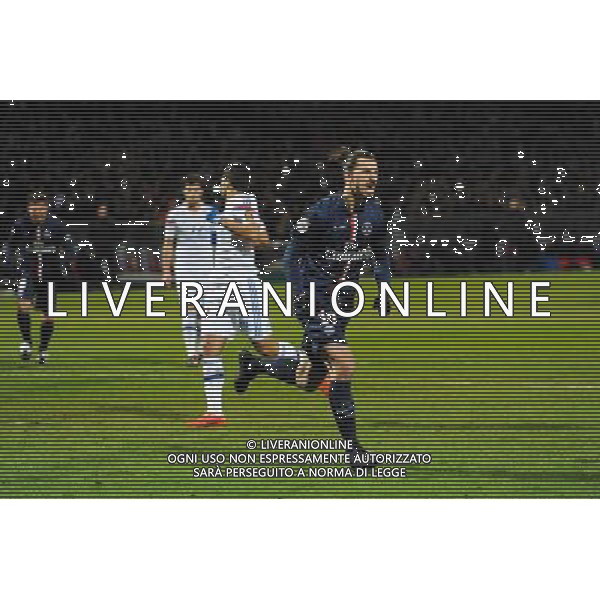 JOIE DE Zlatan IBRAHIMOVIC - 08.02.2015 - Lyon / Paris Saint Germain - 24eme journee de Ligue 1 Photo : Jean Paul Thomas / Icon Sport AG ALDO LIVERANI SAS ONLY ITALY