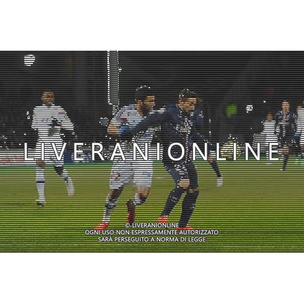 Lindsay ROSE / Ezequiel LAVEZZI - 08.02.2015 - Lyon / Paris Saint Germain - 24eme journee de Ligue 1 Photo : Jean Paul Thomas / Icon Sport AG ALDO LIVERANI SAS ONLY ITALY