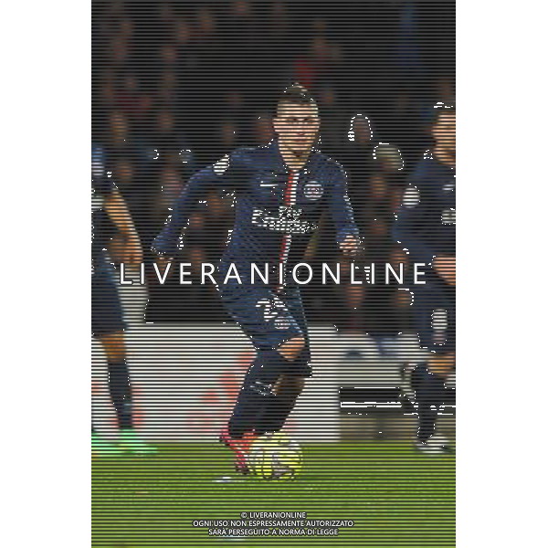 Marco VERRATTI - 08.02.2015 - Lyon / Paris Saint Germain - 24eme journee de Ligue 1 Photo : Jean Paul Thomas / Icon Sport AG ALDO LIVERANI SAS ONLY ITALY