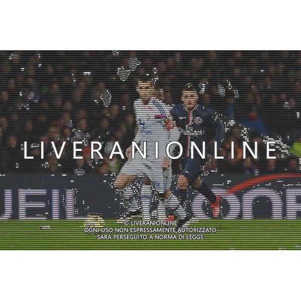 Maxime GONALONS - 08.02.2015 - Lyon / Paris Saint Germain - 24eme journee de Ligue 1 Photo : Jean Paul Thomas / Icon Sport AG ALDO LIVERANI SAS ONLY ITALY