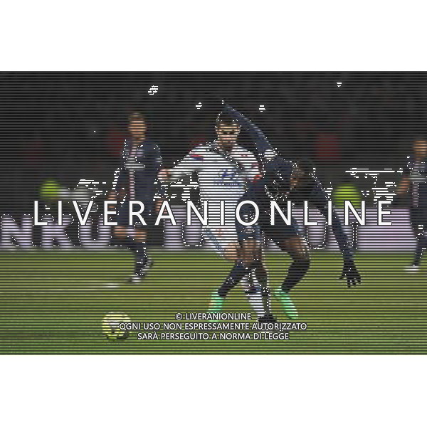 Maxime GONALONS / Blaise MATUIDI - 08.02.2015 - Lyon / Paris Saint Germain - 24eme journee de Ligue 1 Photo : Jean Paul Thomas / Icon Sport AG ALDO LIVERANI SAS ONLY ITALY