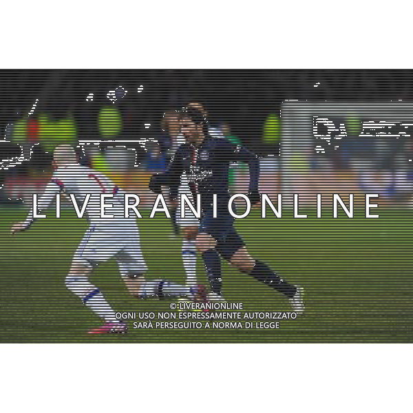 MAXWELL - 08.02.2015 - Lyon / Paris Saint Germain - 24eme journee de Ligue 1 Photo : Jean Paul Thomas / Icon Sport AG ALDO LIVERANI SAS ONLY ITALY