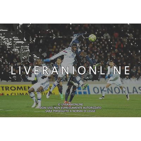Samuel UMTITI / Blaise MATUIDI - 08.02.2015 - Lyon / Paris Saint Germain - 24eme journee de Ligue 1 Photo : Jean Paul Thomas / Icon Sport AG ALDO LIVERANI SAS ONLY ITALY