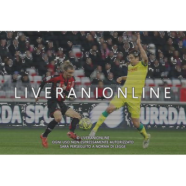 Niklas HULT / Alejandro BEDOYA - 08.02.20145 - Nice / Nantes - 24e journee Ligue 1 Photo : Jc Magnenet / Icon Sport ag aldo liverani sas only italy