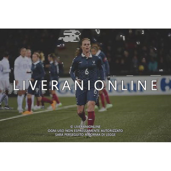 Amandine HENRY - 08.02.2015 - Football feminin - France / Etats Unis - match amical -Lorient Photo : Winterpress / Icon Sport AG ALDO LIVERANI SAS ONLY ITALY
