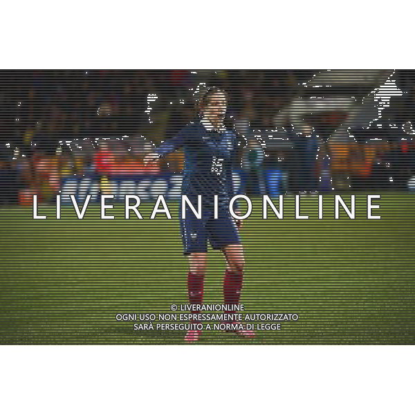 Elise BUSSAGLIA - 08.02.2015 - Football feminin - France / Etats Unis - match amical -Lorient Photo : Winterpress / Icon Sport AG ALDO LIVERANI SAS ONLY ITALY