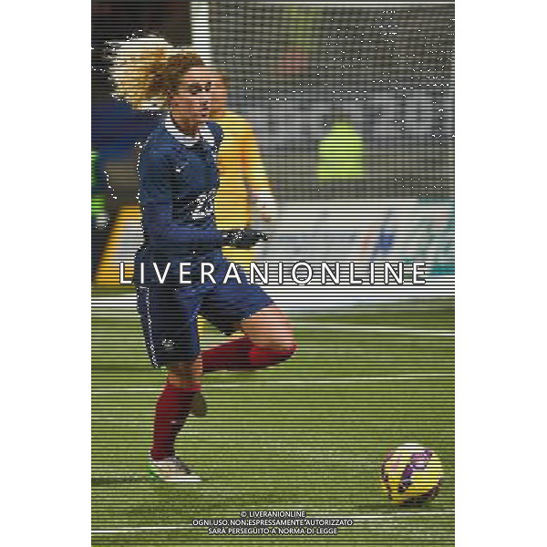 Kheira HAMRAOUI - 08.02.2015 - Football feminin - France / Etats Unis - match amical -Lorient Photo : Winterpress / Icon Sport AG ALDO LIVERANI SAS ONLY ITALY