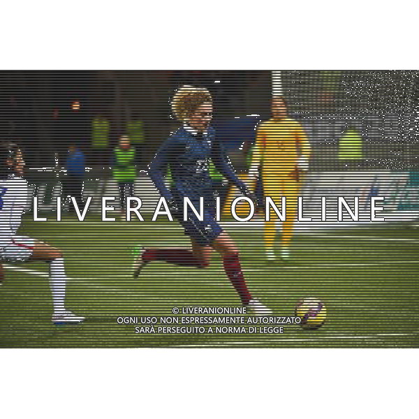 Kheira HAMRAOUI - 08.02.2015 - Football feminin - France / Etats Unis - match amical -Lorient Photo : Winterpress / Icon Sport AG ALDO LIVERANI SAS ONLY ITALY