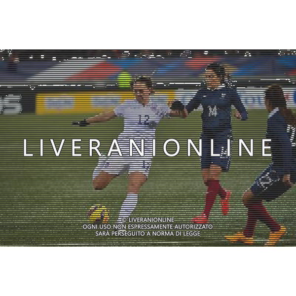 Lauren HOLIDAY / Louisa NECIB / Amel MAJRI - 08.02.2015 - Football feminin - France / Etats Unis - match amical -Lorient Photo : Winterpress / Icon Sport AG ALDO LIVERANI SAS ONLY ITALY