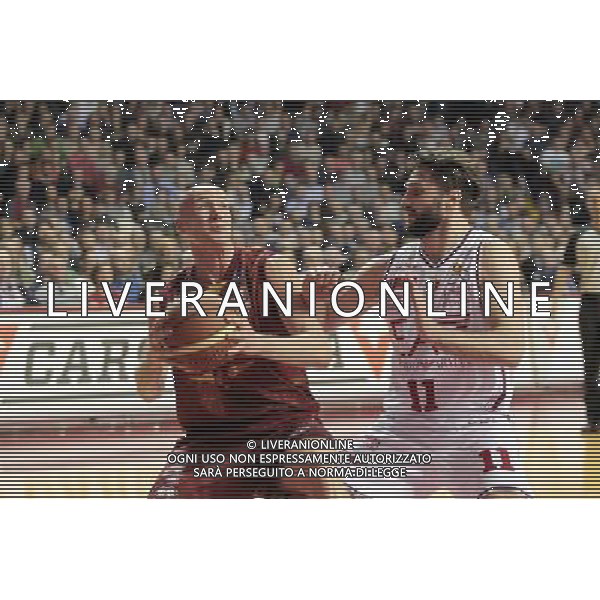 Beko Lega Basket Serie A 2014/2015 3 Giornata Ritorno Mestre (VE) - 09.02.2015 Umana Reyer Venezia-EA7 Emporio Armani Milano Nella Foto:Perichrovje-Kleiza /Ph.Garbuio-Ag. Aldo Liverani