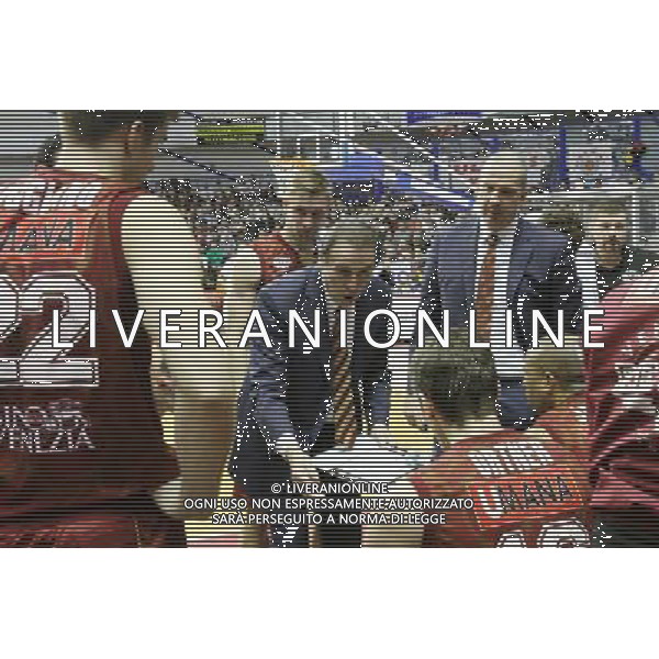 Beko Lega Basket Serie A 2014/2015 3 Giornata Ritorno Mestre (VE) - 09.02.2015 Umana Reyer Venezia-EA7 Emporio Armani Milano Nella Foto:Recalcati /Ph.Garbuio-Ag. Aldo Liverani