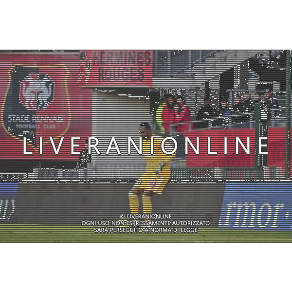 Steve Mandanda - 07.02.2015 - Rennes / Marseille - 24eme journee de Ligue 1 Photo : Phillipe Lebrech / Icon Sport AG ALDO LIVERANI SAS ONLY ITALY