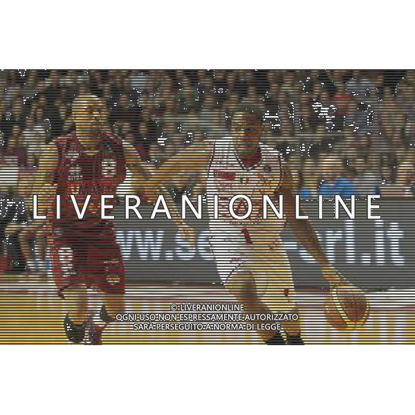 MESTRE (VE) 09-02-2015 UMANA REYER VENEZIA-EA7 EMPORIO ARMANI MILANO NELLA FOTO:RAGLAND JOE E JACKSON JARRIUS FOTO PAOLA GARBUIO/AG.ALDO LIVERANI