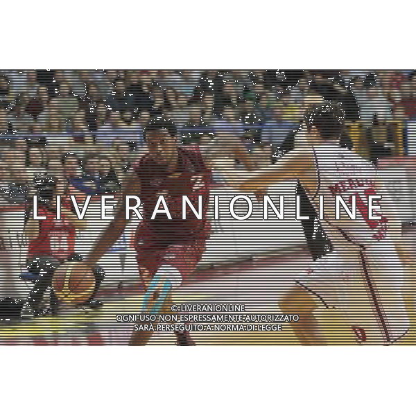 MESTRE (VE) 09-02-2015 UMANA REYER VENEZIA-EA7 EMPORIO ARMANI MILANO NELLA FOTO:STONE FOTO PAOLA GARBUIO/AG.ALDO LIVERANI