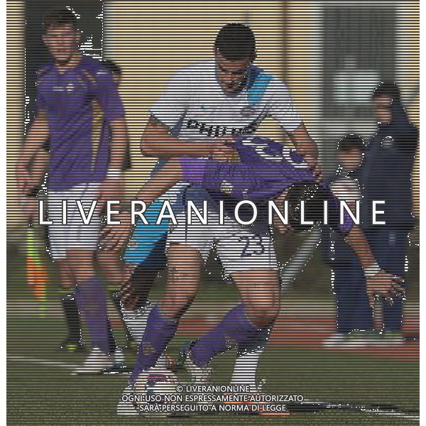 67Â° Viareggio Cup Coppa Carnevale Ottavi di Finale Altopascio (LU) - 10.02.2015 Fiorentina-PSV Eindhoven Nella Foto:mancini-scamacca /Ph.Vitez-Ag. Aldo Liverani