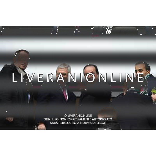 Francois HOLLANDE - 10.02.2015 - Red Star / Saint Etienne - 1/8Finale Coupe de France Photo : Dave Winter / Icon Sport AG ALDO LIVERANI SAS ONLY ITALY
