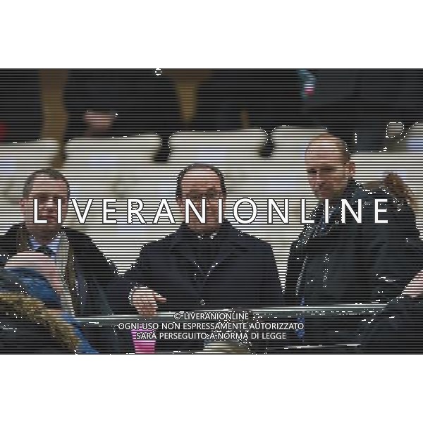 Francois HOLLANDE - 10.02.2015 - Red Star / Saint Etienne - 1/8Finale Coupe de France Photo : Dave Winter / Icon Sport AG ALDO LIVERANI SAS ONLY ITALY
