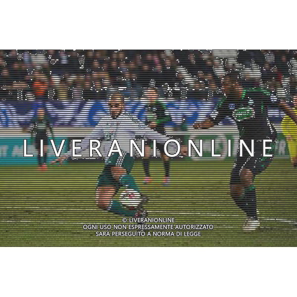 Goal Hameur BOUAZZA - 10.02.2015 - Red Star / Saint Etienne - 1/8Finale Coupe de France Photo : Dave Winter / Icon Sport AG ALDO LIVERANI SAS ONLY ITALY
