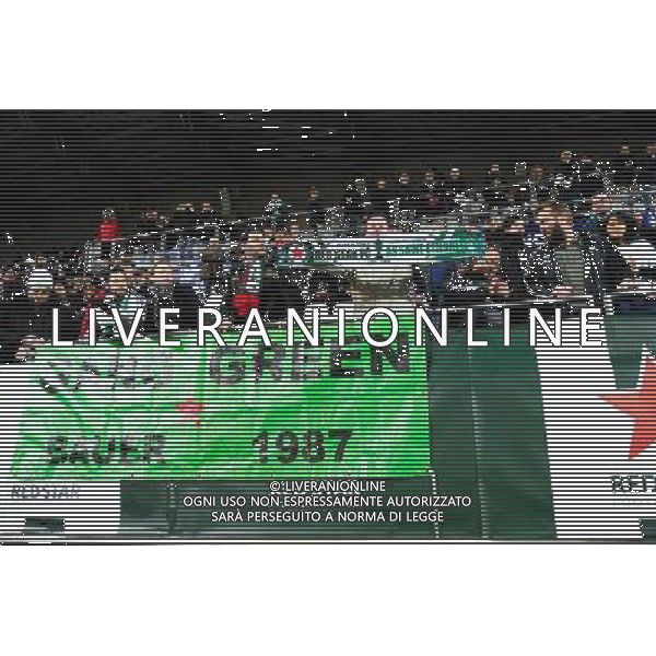 Supporters Red Star - 10.02.2015 - Red Star / Saint Etienne - 1/8Finale Coupe de France Photo : Dave Winter / Icon Sport AG ALDO LIVERANI SAS ONLY ITALY