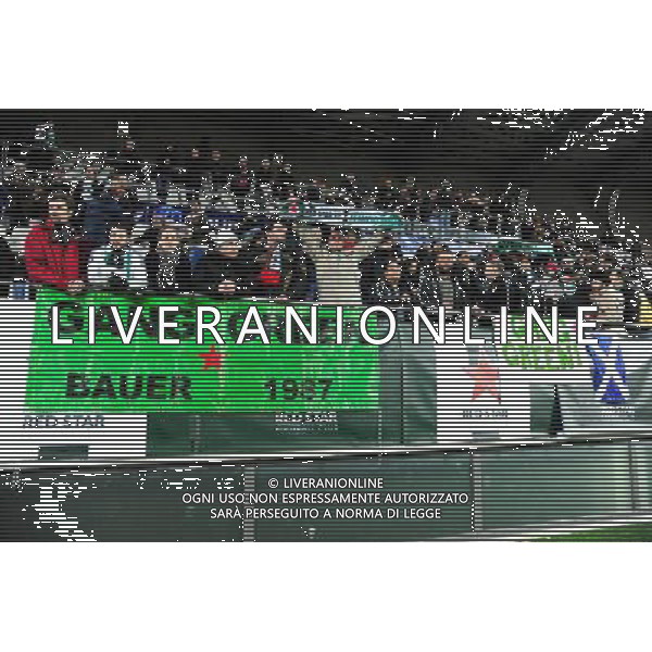 Supporters Red Star - 10.02.2015 - Red Star / Saint Etienne - 1/8Finale Coupe de France Photo : Dave Winter / Icon Sport AG ALDO LIVERANI SAS ONLY ITALY