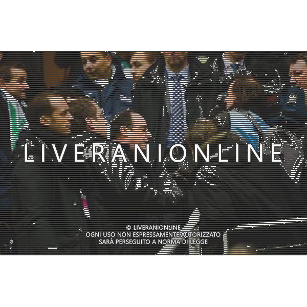 Francois HOLLANDE - 10.02.2015 - Red Star / Saint Etienne - 1/8Finale Coupe de France Photo : Dave Winter / Icon Sport AG ALDO LIVERANI SAS ONLY ITALY
