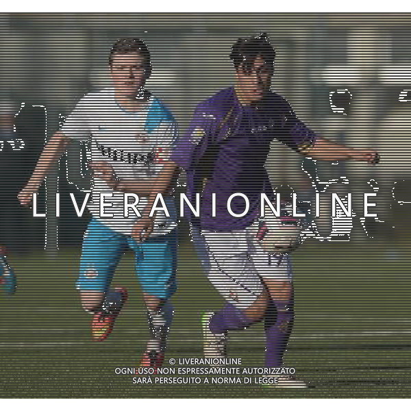 67Â° Viareggio Cup Coppa Carnevale Ottavi di Finale Altopascio (LU) - 10.02.2015 Fiorentina-PSV Eindhoven Nella Foto:peralta-rommens /Ph.Vitez-Ag. Aldo Liverani